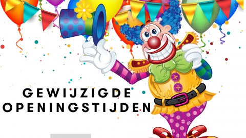 Bibliotheek gesloten tijdens carnaval