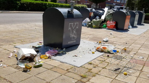 Weer afvalstort Op het Pastoor Drieverplein