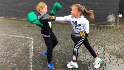 Sporten in de openlucht bij De Sport Fabrik in Losser