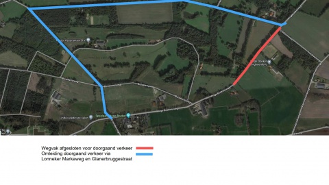 Omleiding verkeer fietspad Hogeboekelweg