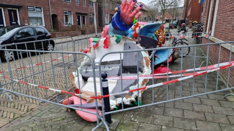 Ongeval in Oldenzaal met carnavalswagen uit Losser