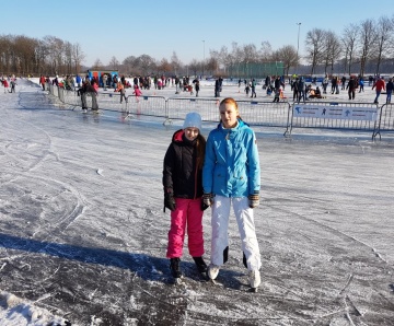 Eindelijk !!  SCHAATSEN
