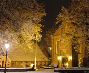 Sneeuwnacht Losser 30 januari 2019 door Dominique